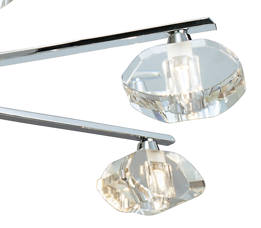 Mantra Alfa M0410 8 light pendant in chrome