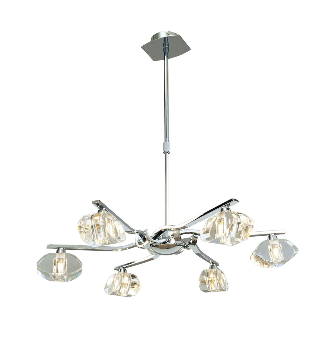 Mantra M0412 Alfa 6 Light Pendant Chrome