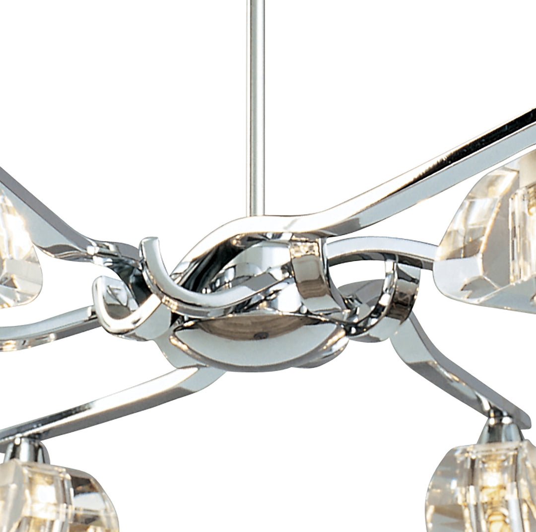 Mantra M0412 Alfa 6 Light Pendant Chrome