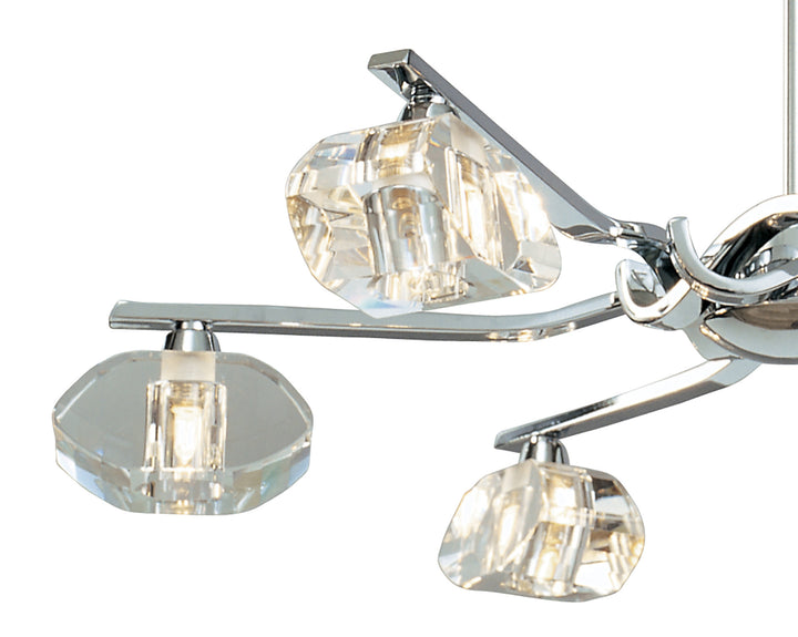 Mantra M0412 Alfa 6 Light Pendant Chrome