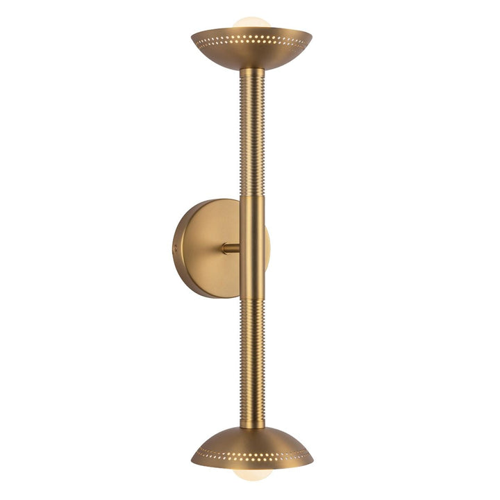 Alora Mood ALM-ARDEN-LED-2WB-BG Arden 2 Light LED Wall Light  Brushed Gold