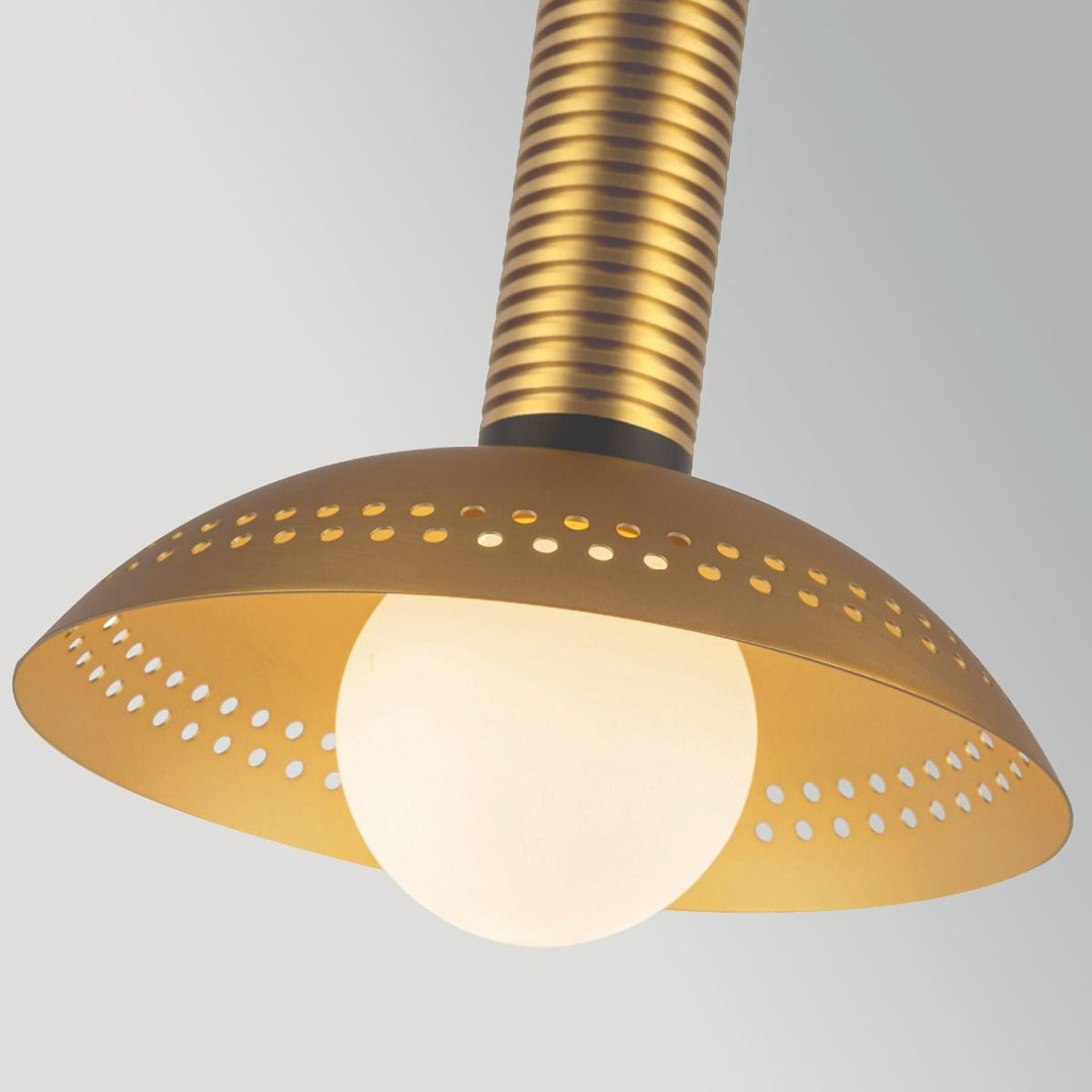 Alora Mood ALM-ARDEN-LED-MP-BG Arden LED Mini Pendant Brushed Gold