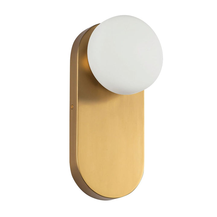 Alora Mood ALM-ARIEL-1WB-BG-OP Ariel 1 Light Wall Light  Brushed Gold
