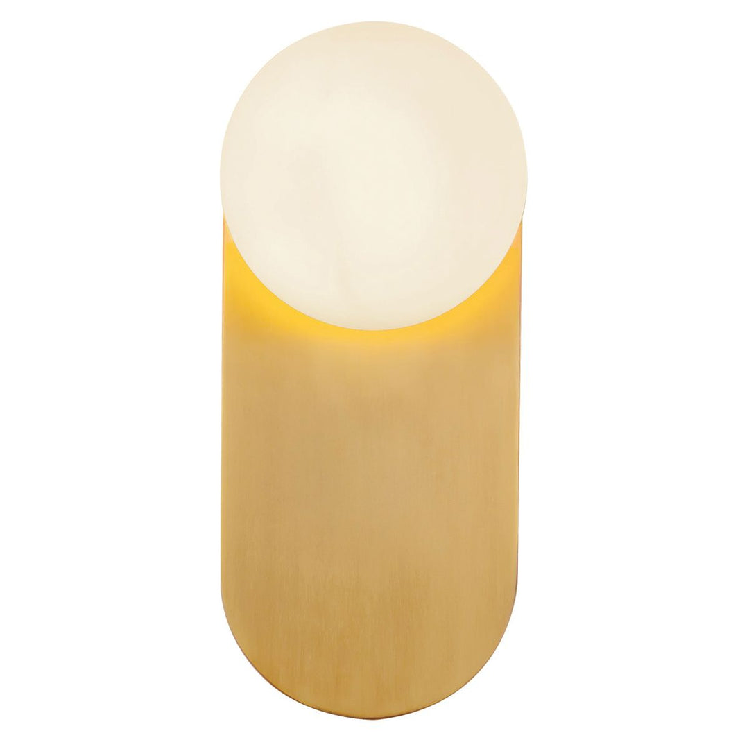Alora Mood ALM-ARIEL-1WB-BG-OP Ariel 1 Light Wall Light  Brushed Gold