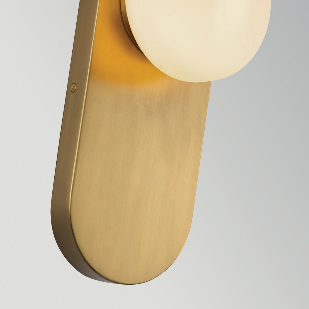 Alora Mood ALM-ARIEL-1WB-BG-OP Ariel 1 Light Wall Light  Brushed Gold