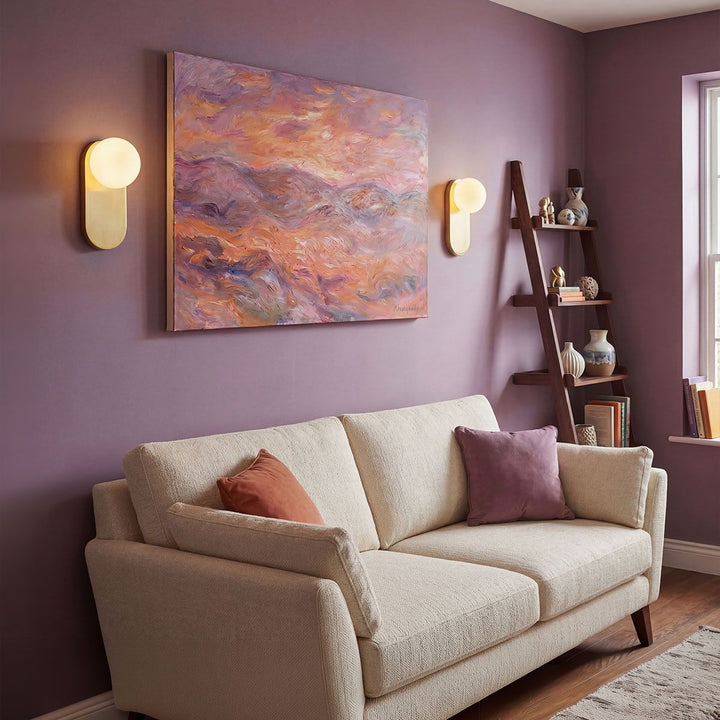Alora Mood ALM-ARIEL-1WB-BG-OP Ariel 1 Light Wall Light  Brushed Gold