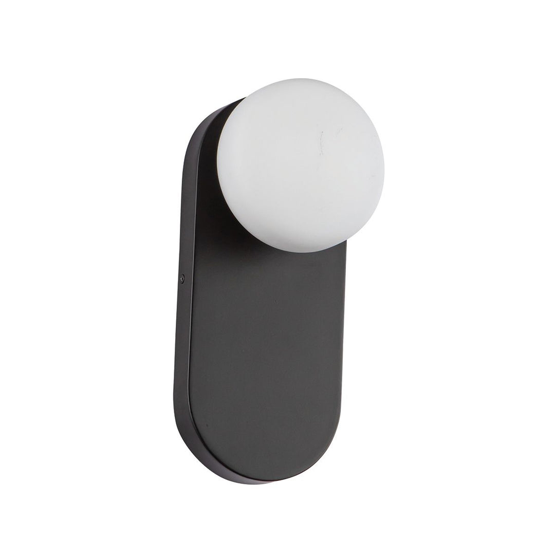 Alora Mood ALM-ARIEL-1WB-MB-OP Ariel 1 Light Wall Light  Matte Black