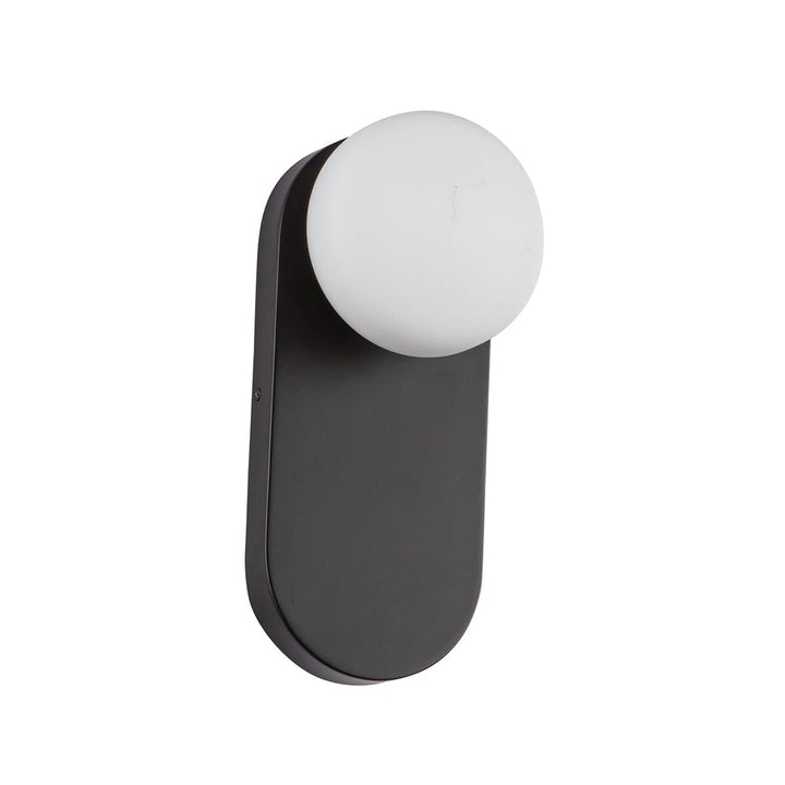 Alora Mood ALM-ARIEL-1WB-MB-OP Ariel 1 Light Wall Light  Matte Black