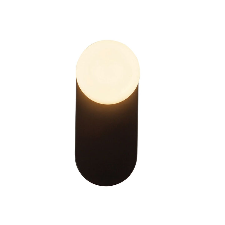 Alora Mood ALM-ARIEL-1WB-MB-OP Ariel 1 Light Wall Light  Matte Black