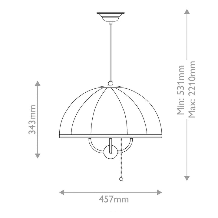 Alora Mood ALM-CROSBY-P-M-BG Crosby 4 Light Pendant  Satin Cream &amp; Brushed Gold