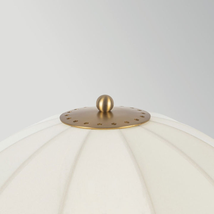 Alora Mood ALM-CROSBY-TL-BG Crosby 1 Light Table Lamp Satin Cream &amp; Brushed Gold