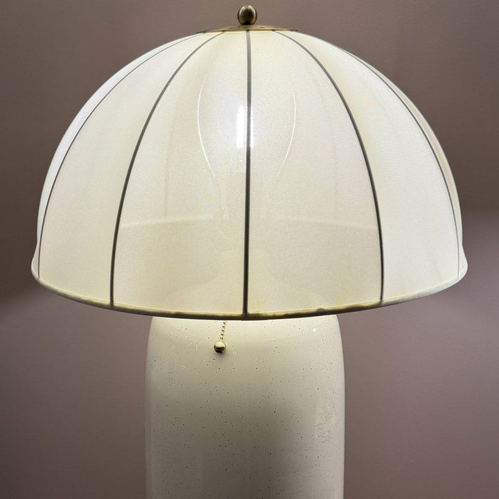 Alora Mood ALM-CROSBY-TL-BG Crosby 1 Light Table Lamp Satin Cream &amp; Brushed Gold
