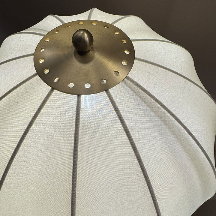Alora Mood ALM-CROSBY-TL-BG Crosby 1 Light Table Lamp Satin Cream &amp; Brushed Gold