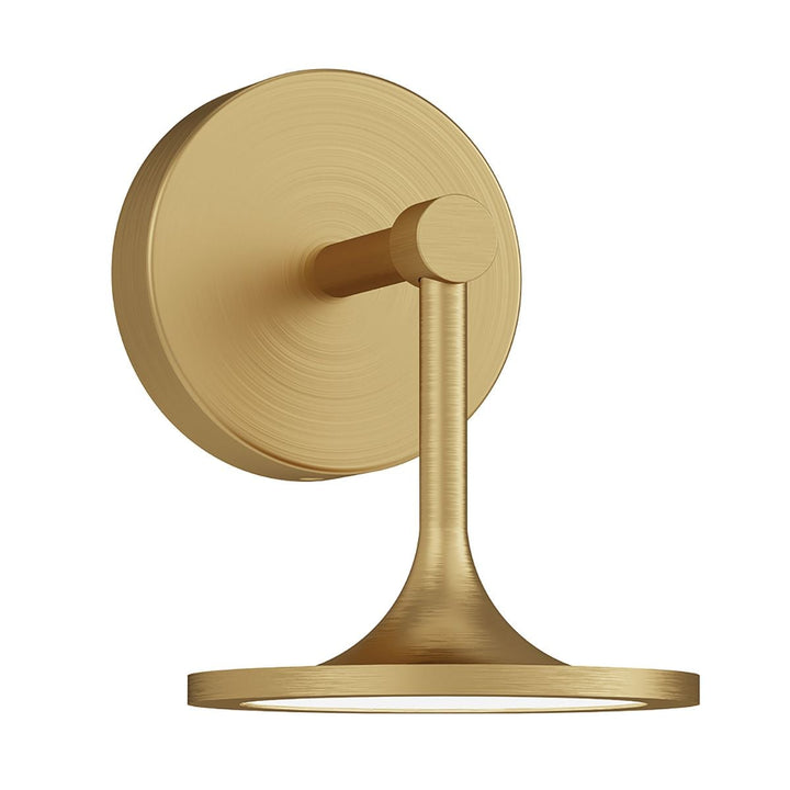 Alora Mood ALM-ISSA-1WB-BG Issa 1 Light LED Bathroom Wall Light  Brushed Gold