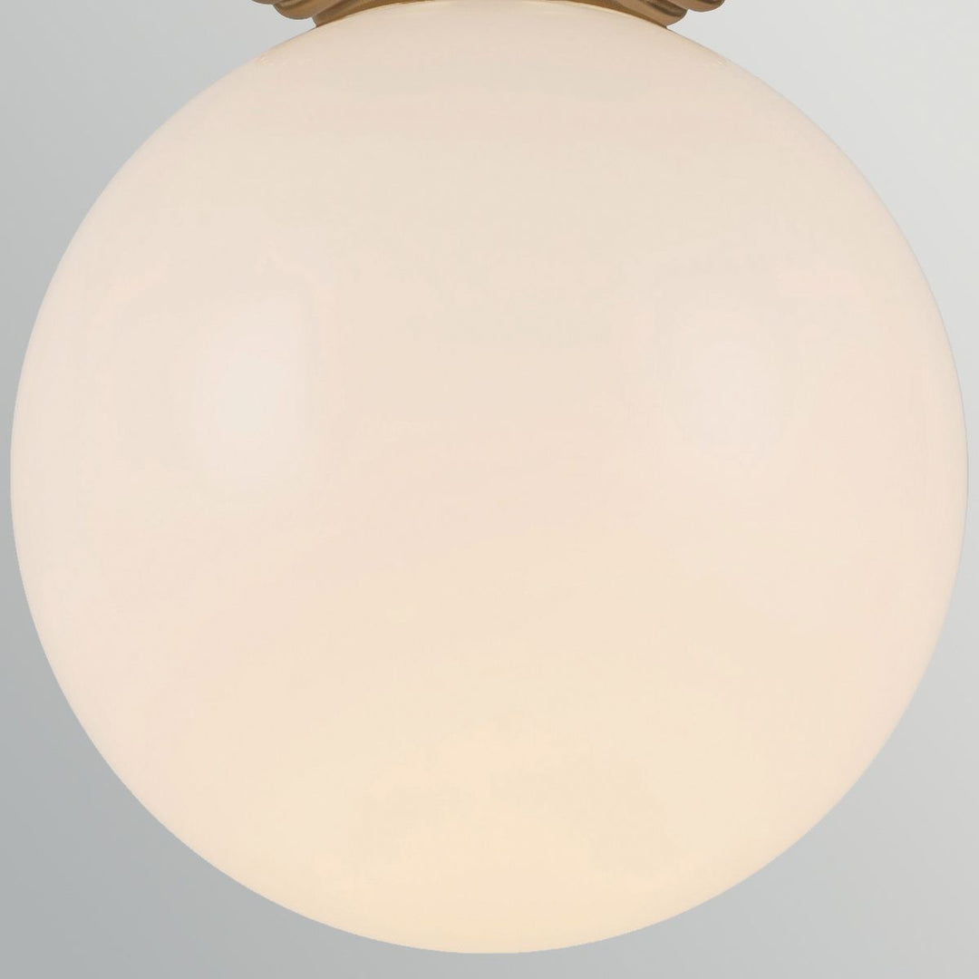 Alora Mood ALM-OTIS-F-BG-OP Otis  Bathroom 1 Light Flush Ceiling Brushed Gold