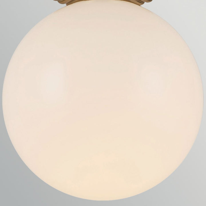 Alora Mood ALM-OTIS-F-BG-OP Otis  Bathroom 1 Light Flush Ceiling Brushed Gold
