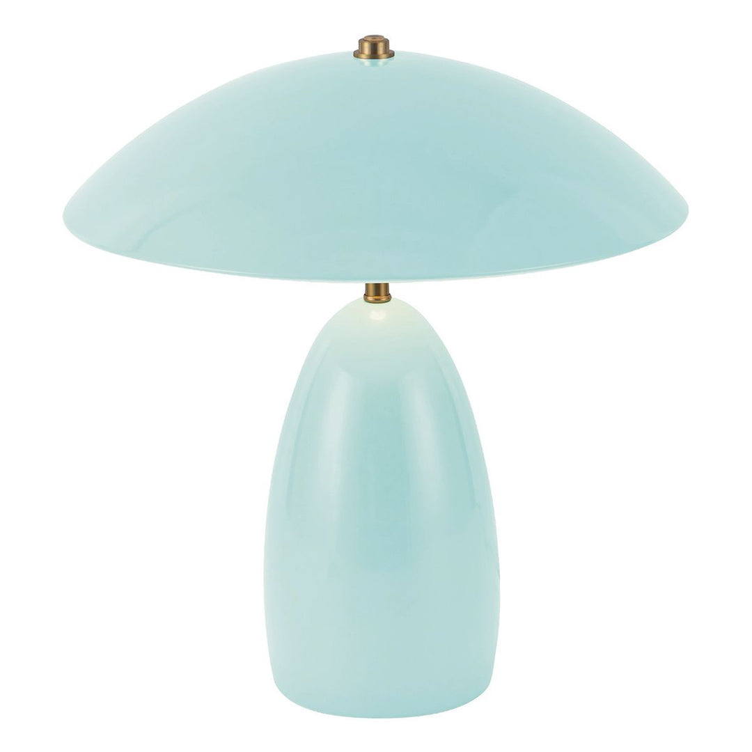 Alora Mood ALM-POPPY-TL-M-CB Poppy LED Medium Table Lamp Cerulean Light Blue