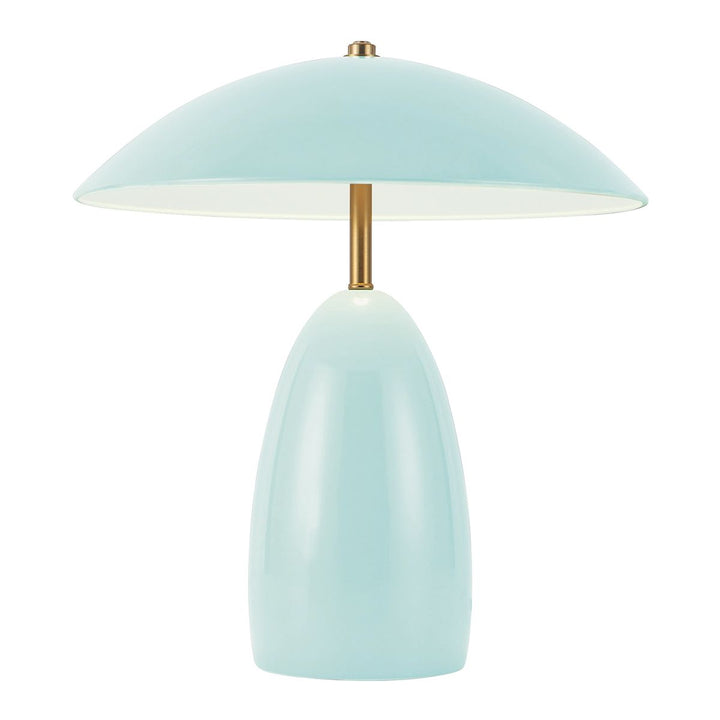 Alora Mood ALM-POPPY-TL-M-CB Poppy LED Medium Table Lamp Cerulean Light Blue
