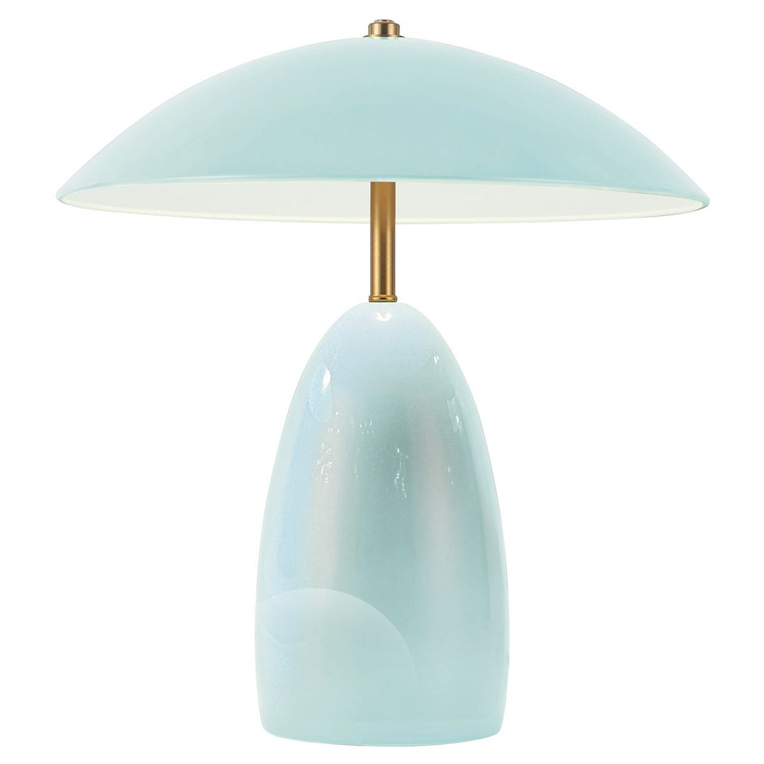 Alora Mood ALM-POPPY-TL-M-CB Poppy LED Medium Table Lamp Cerulean Light Blue