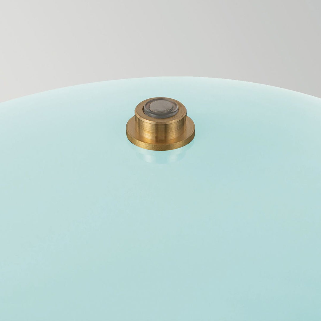 Alora Mood ALM-POPPY-TL-M-CB Poppy LED Medium Table Lamp Cerulean Light Blue