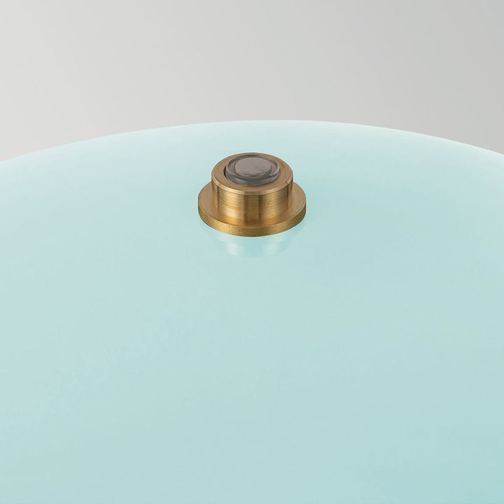 Alora Mood ALM-POPPY-TL-M-CB Poppy LED Medium Table Lamp Cerulean Light Blue