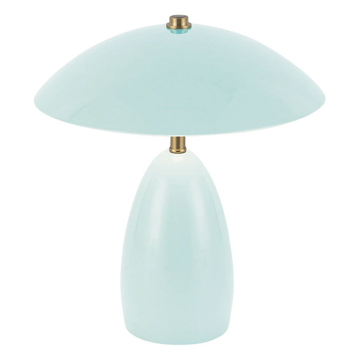 Alora Mood ALM-POPPY-TL-S-CB-LV Poppy 12V LED Rechargeable Small Table Lamp Cerulean Light Blue