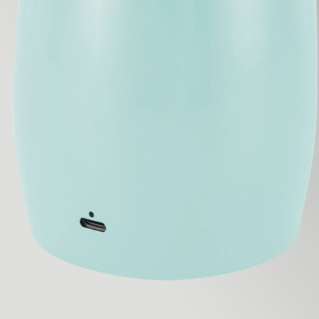 Alora Mood ALM-POPPY-TL-S-CB-LV Poppy 12V LED Rechargeable Small Table Lamp Cerulean Light Blue