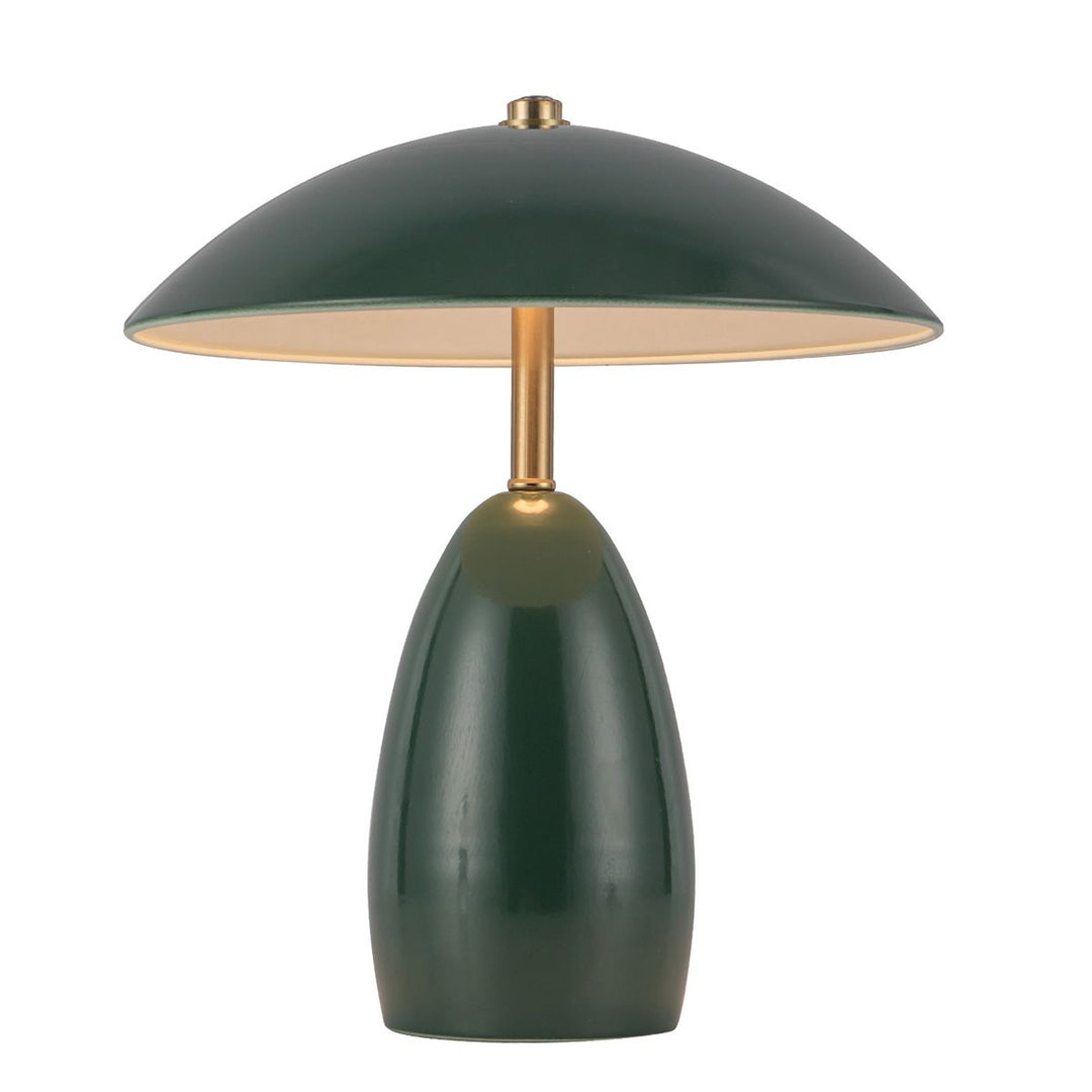 Alora Mood ALM-POPPY-TL-S-PG-LV Poppy 12V LED Rechargeable Small Table Lamp Pine Green