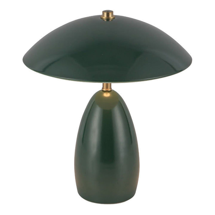Alora Mood ALM-POPPY-TL-S-PG-LV Poppy 12V LED Rechargeable Small Table Lamp Pine Green