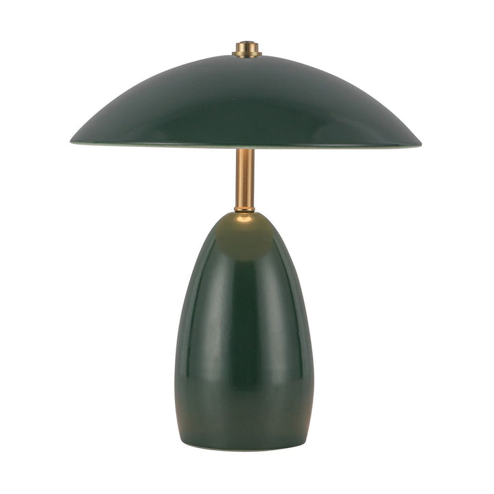 Alora Mood ALM-POPPY-TL-S-PG-LV Poppy 12V LED Rechargeable Small Table Lamp Pine Green
