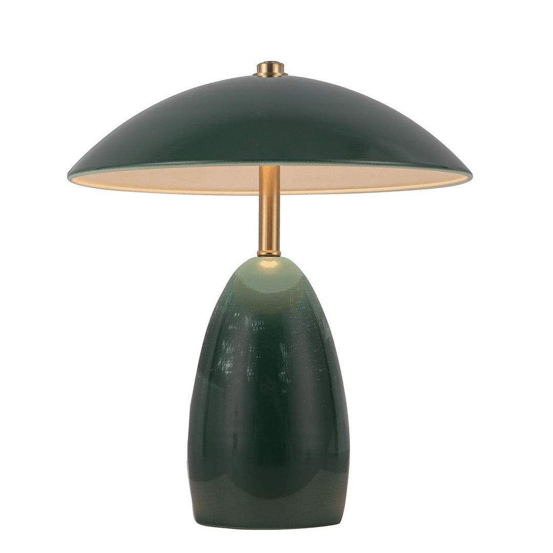 Alora Mood ALM-POPPY-TL-S-PG-LV Poppy 12V LED Rechargeable Small Table Lamp Pine Green