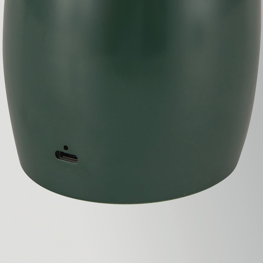 Alora Mood ALM-POPPY-TL-S-PG-LV Poppy 12V LED Rechargeable Small Table Lamp Pine Green
