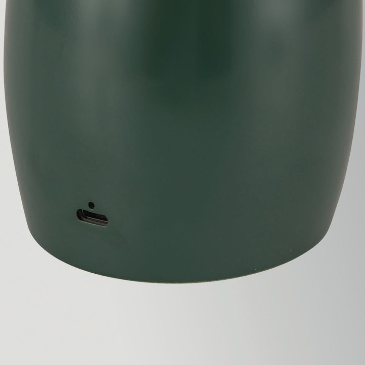 Alora Mood ALM-POPPY-TL-S-PG-LV Poppy 12V LED Rechargeable Small Table Lamp Pine Green