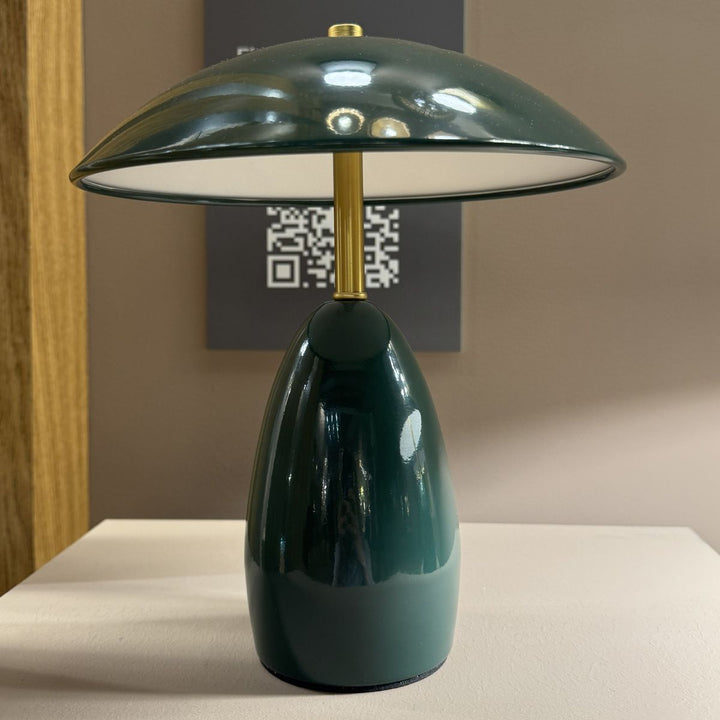 Alora Mood ALM-POPPY-TL-S-PG-LV Poppy 12V LED Rechargeable Small Table Lamp Pine Green