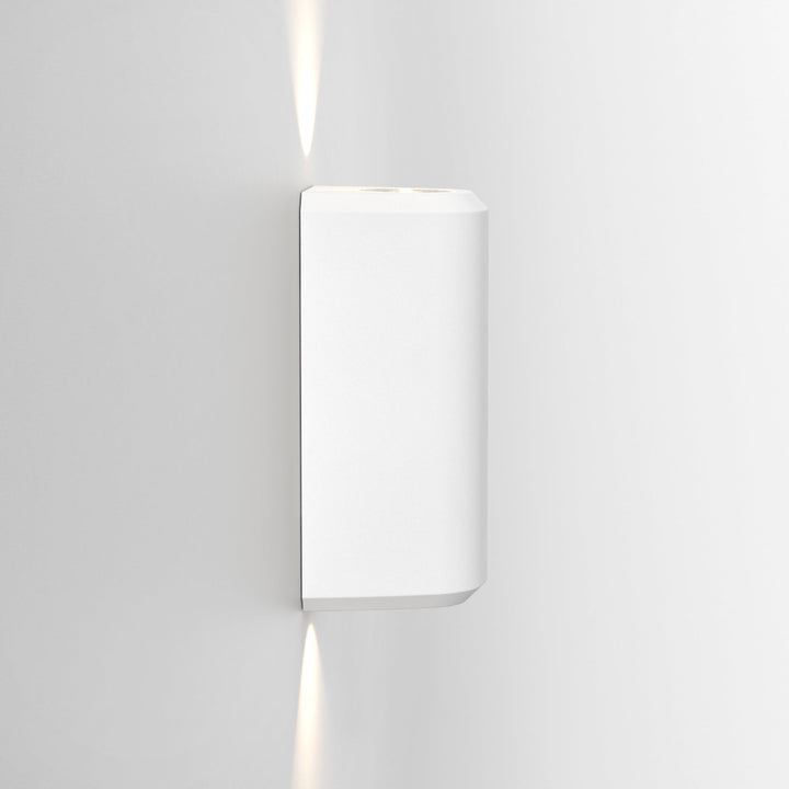 Astro 1513011 Brixham Outdoor Twin Wall Light White Concrete
