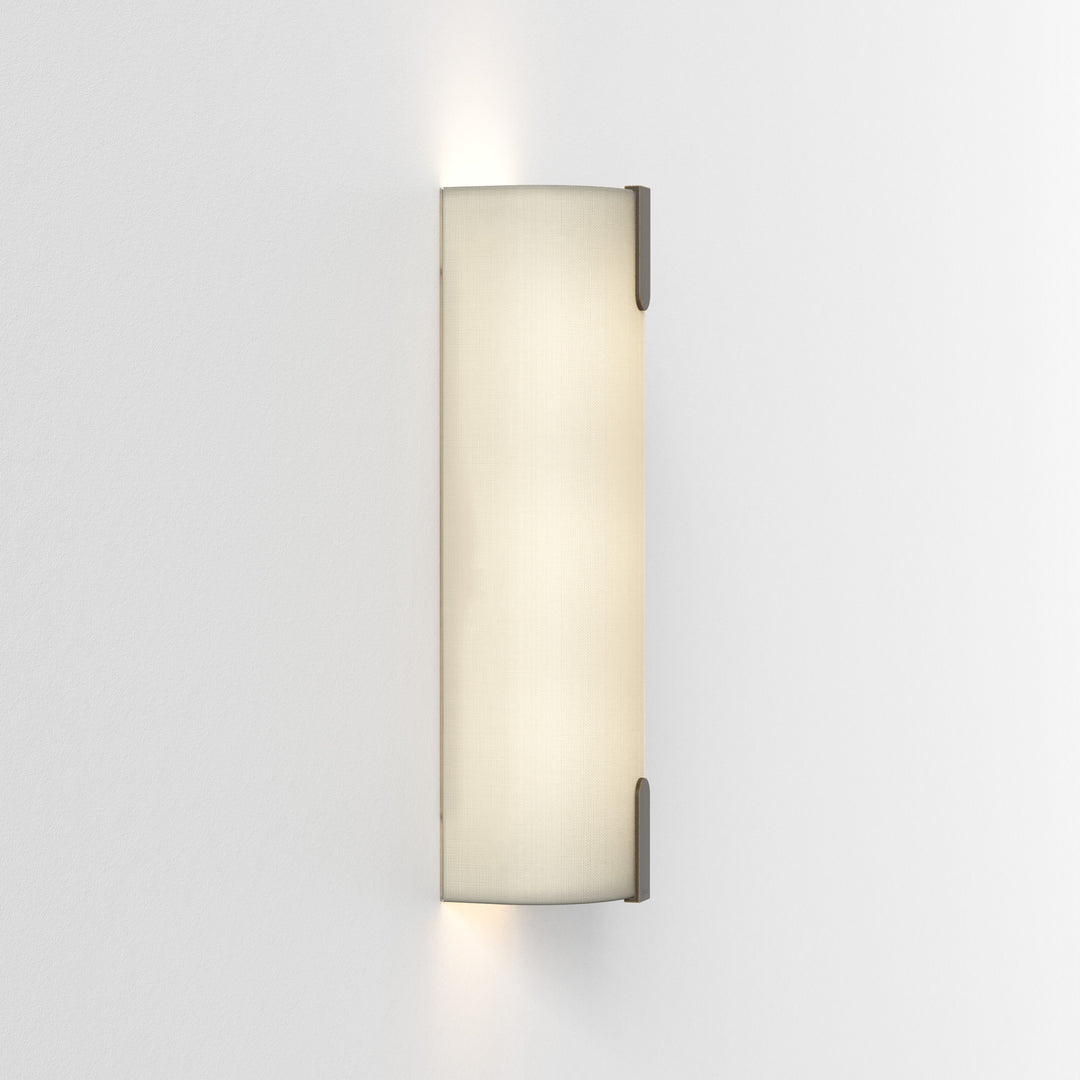 Astro 1469002 Elba 400 Wall 2 Light Wall Light Putty Fabric (P)