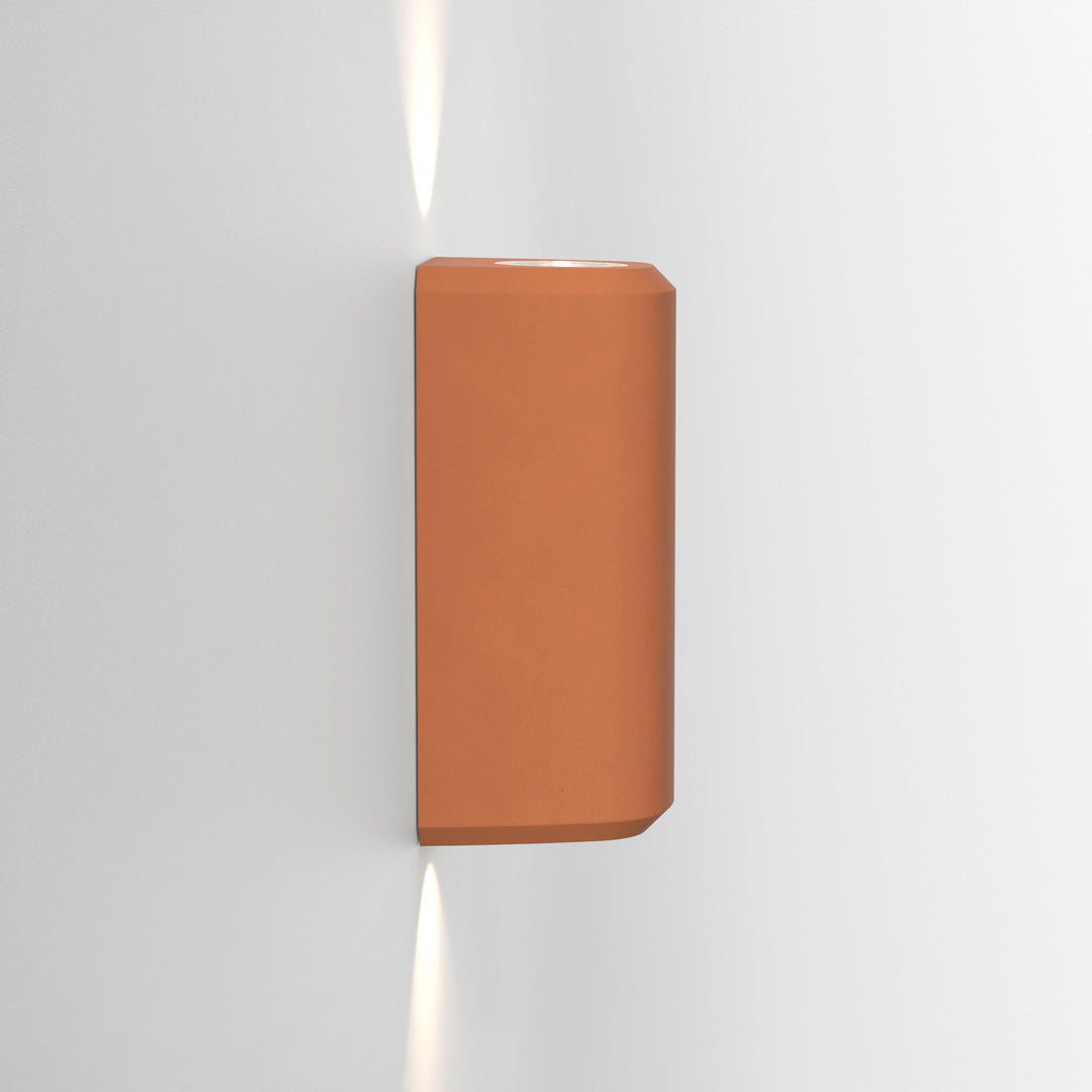 Astro 1513014 Brixham Outdoor Twin Wall Light Terracotta Concrete