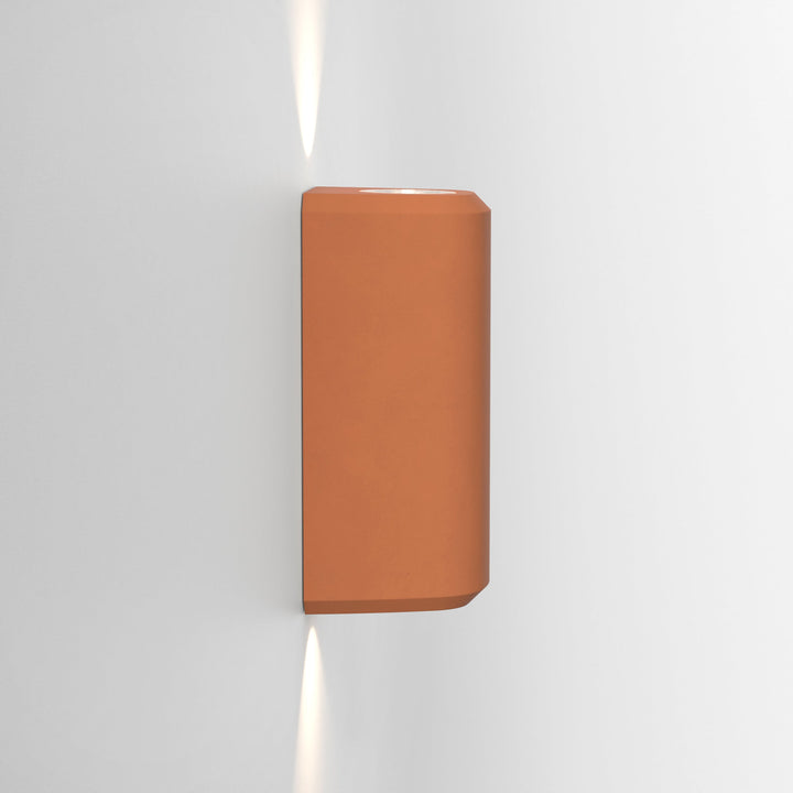 Astro 1513014 Brixham Outdoor Twin Wall Light Terracotta Concrete