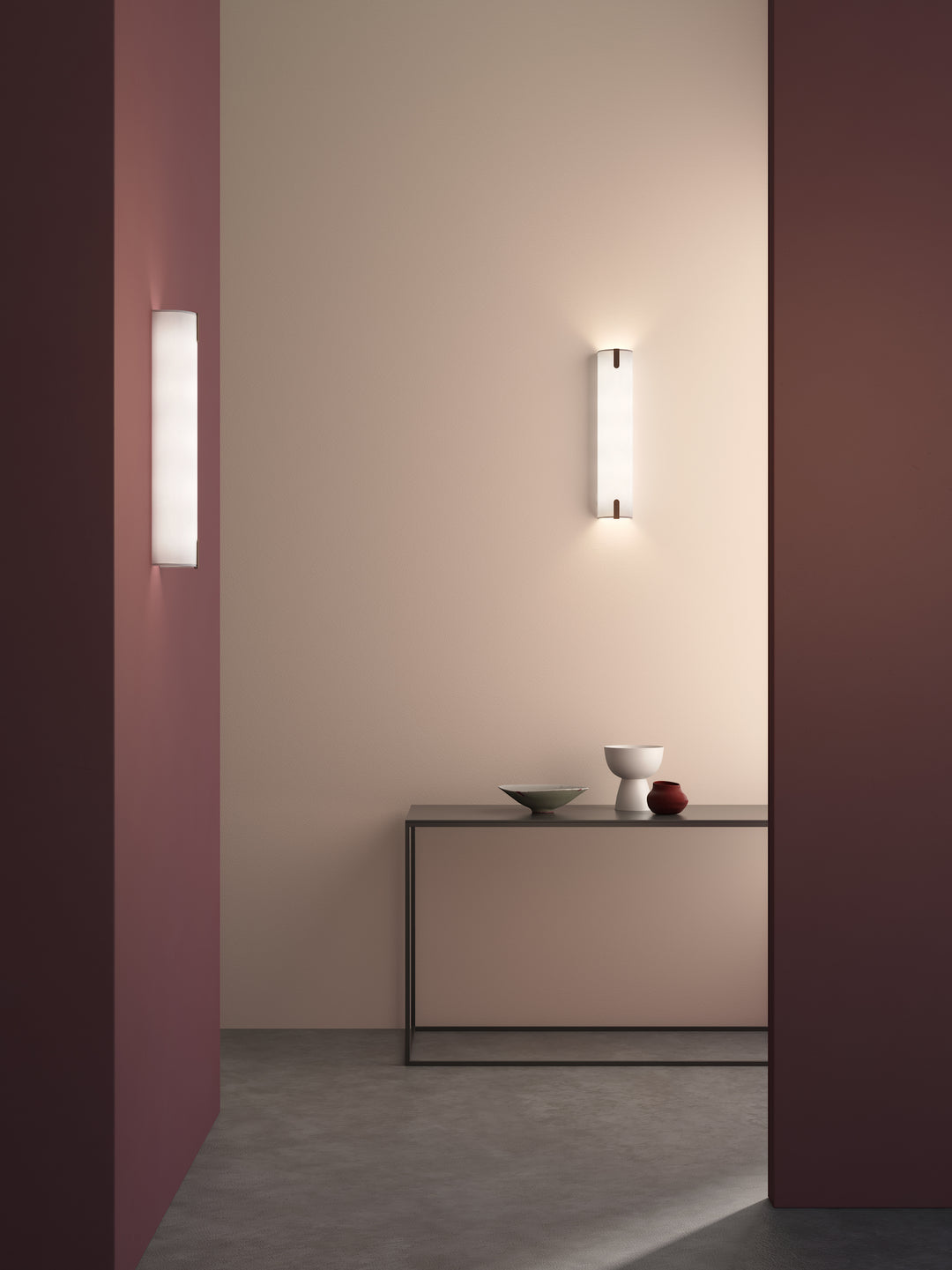 Astro 1469003 Elba 600 Wall 2 Light Wall Light White Fabric (P)