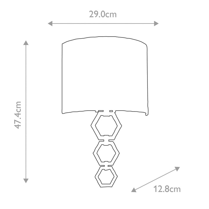Elstead CLARK-MEDIUM-AB Clark Medium 1 Light Wall Light Aged Brass