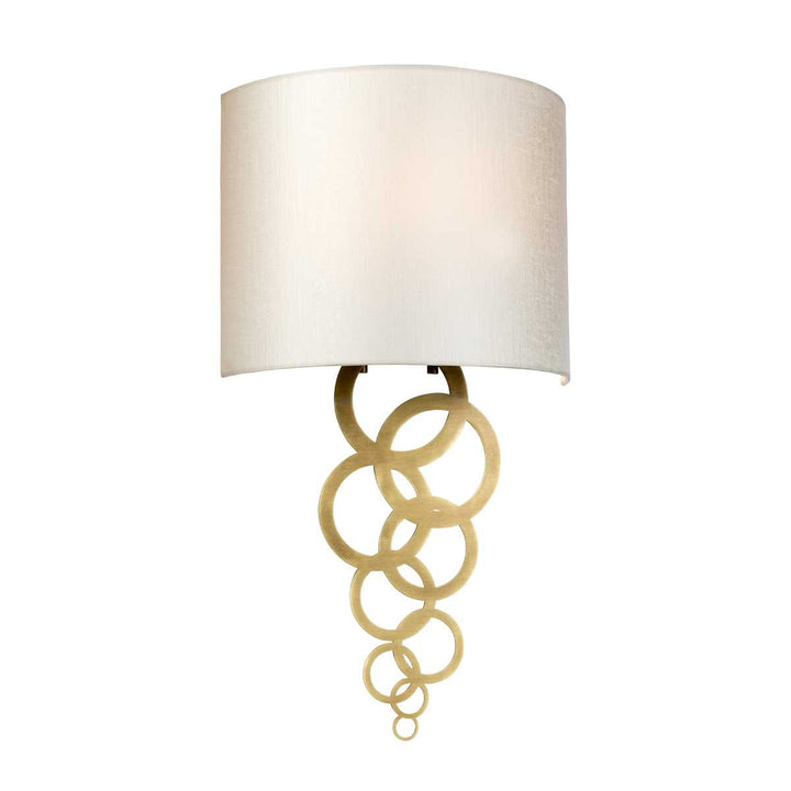 Elstead CURTIS-MEDIUM-AB Curtis Medium 1 Light Wall Light Aged Brass