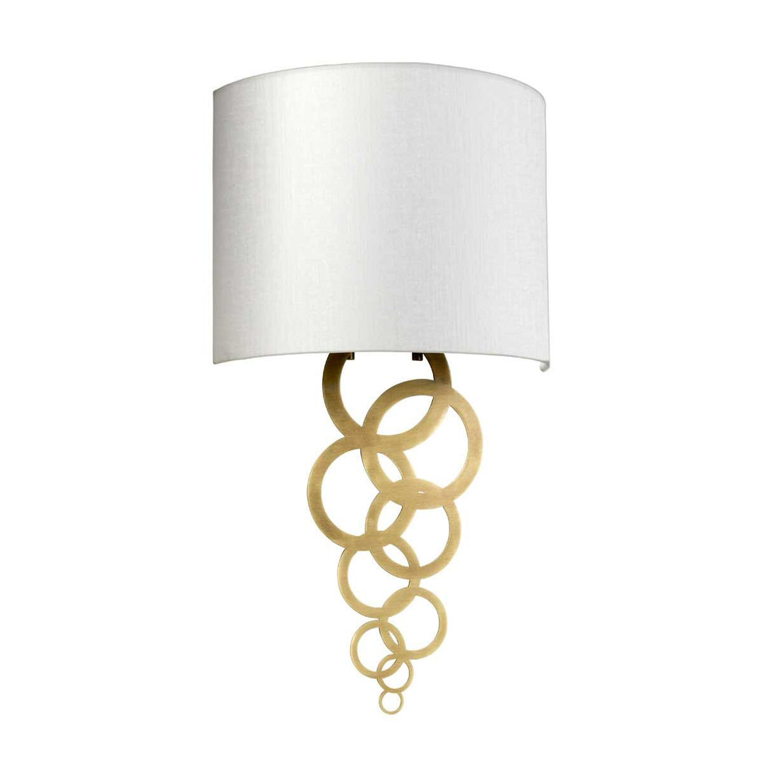 Elstead CURTIS-MEDIUM-AB Curtis Medium 1 Light Wall Light Aged Brass