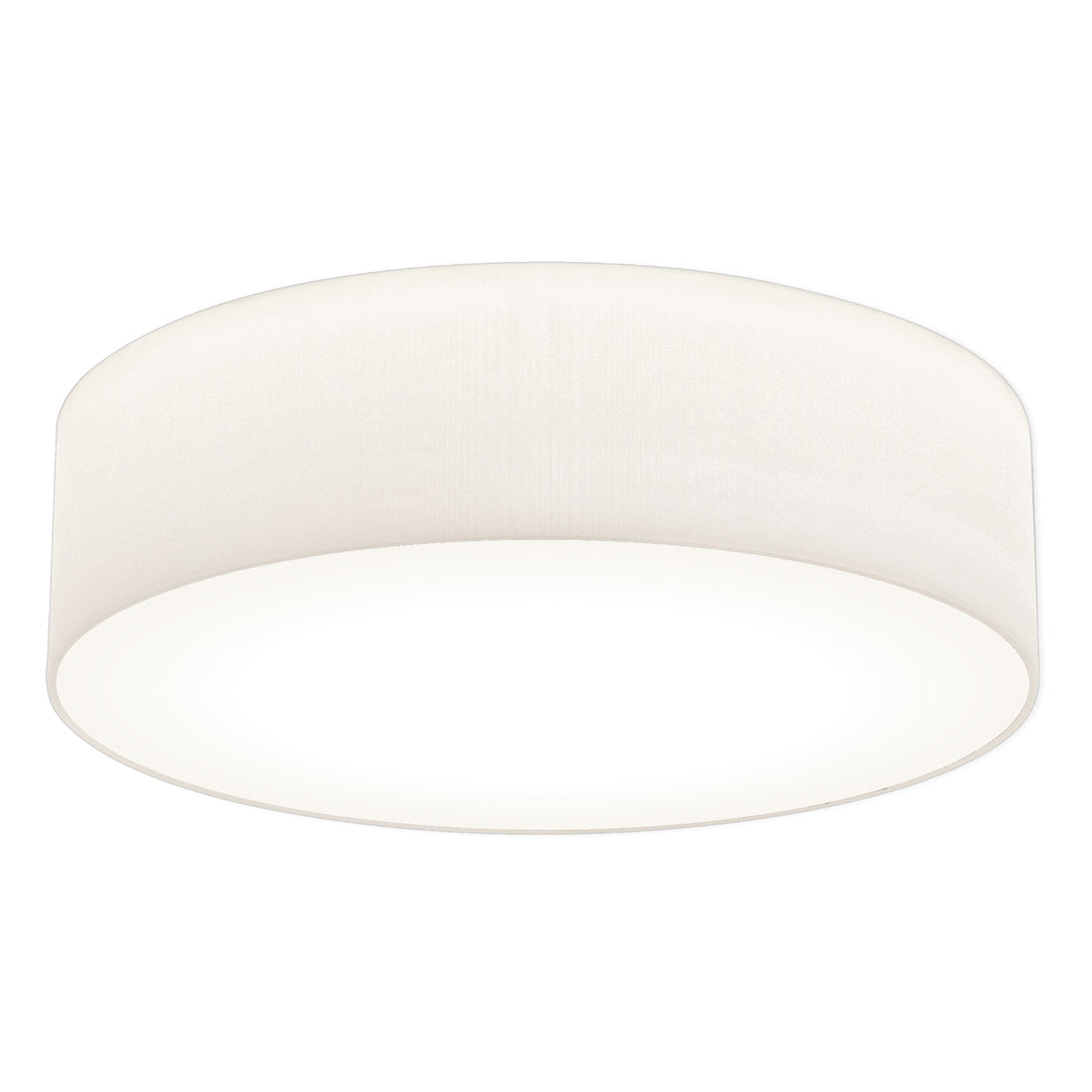 Astro 1421004 Cambria 480 3 Light Ceiling Light White Fabric