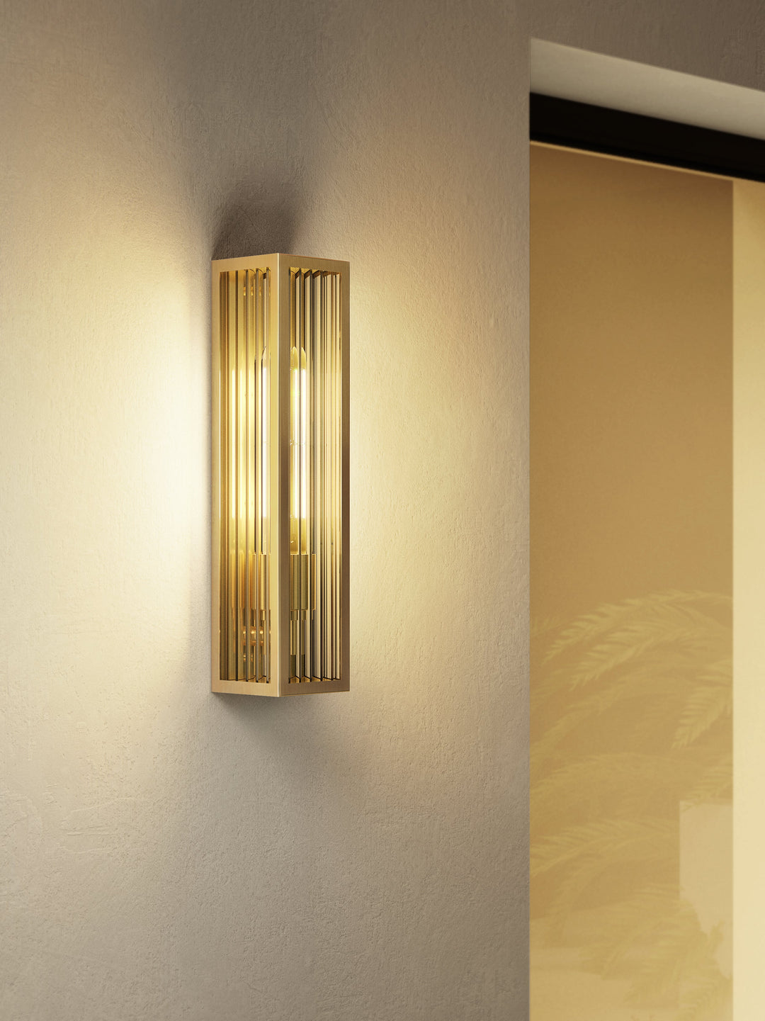 Astro 1402020 Harvard Outdoor Wall Light PVD Brushed Brass