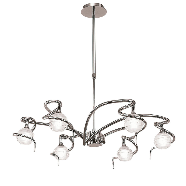 Mantra M0079 Dali Telescopic Pendant 6 Lights