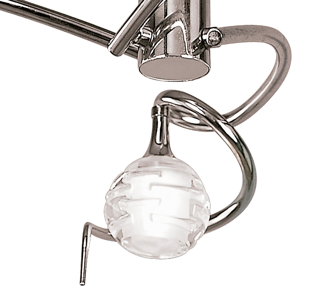 Mantra M0088 Dali Semi Ceiling 3 Light Polished Chrome