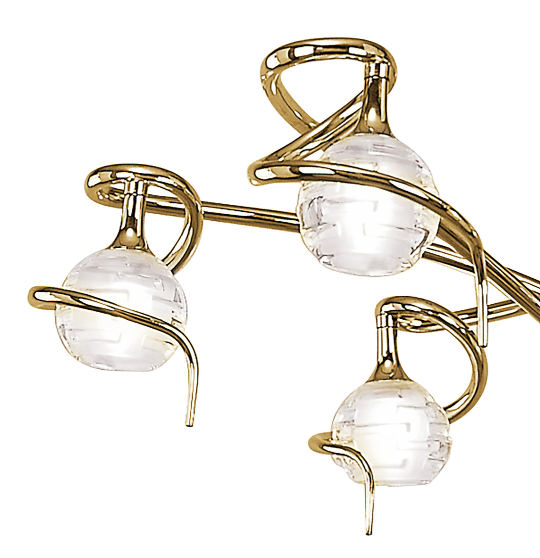 Mantra M0079PB Dali Telescopic Pendant 6 Lights