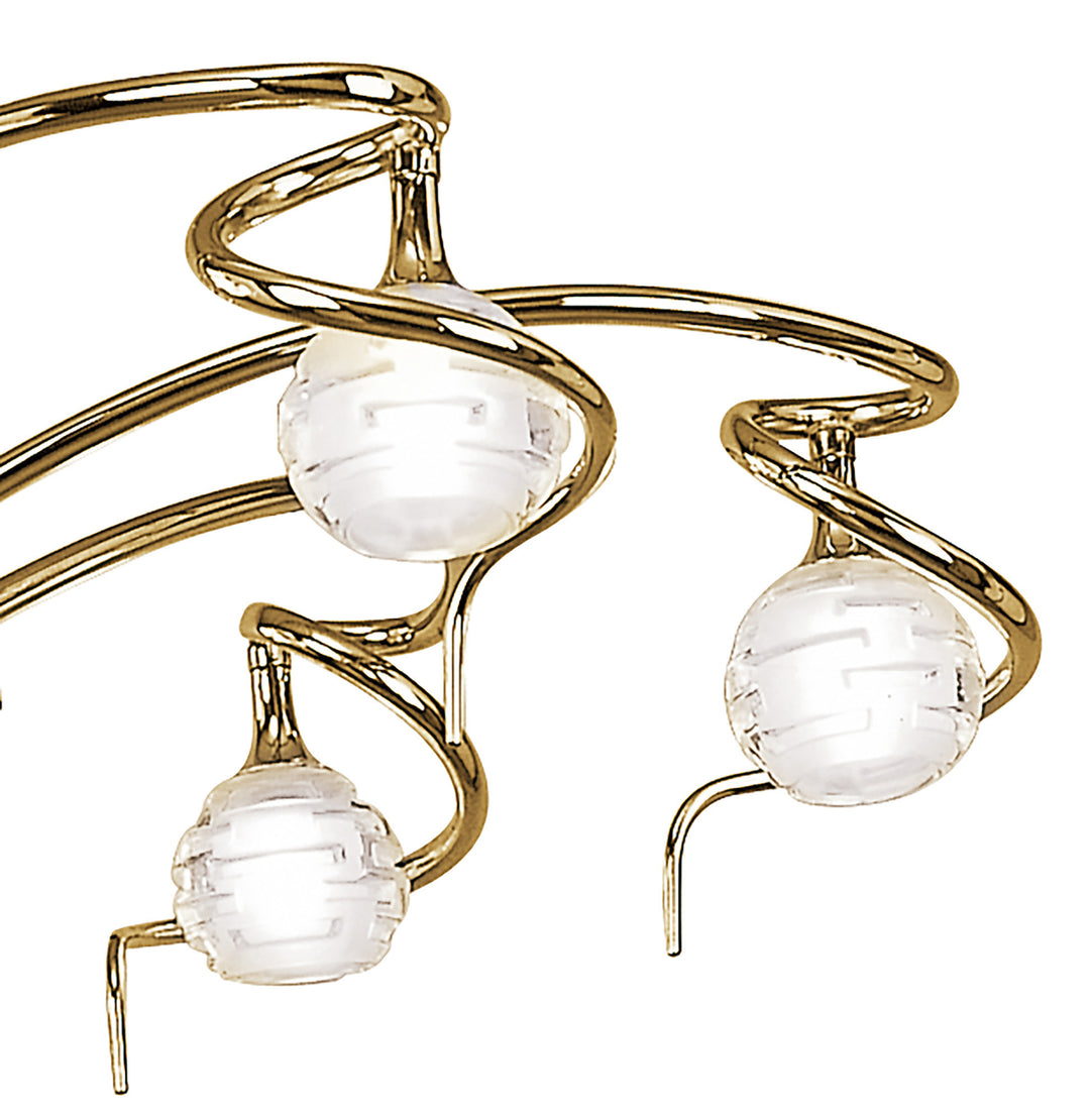 Mantra M0079PB Dali Telescopic Pendant 6 Lights