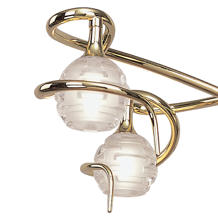 Mantra M0080PB Dali Telescopic Pendant Round 4 Lights