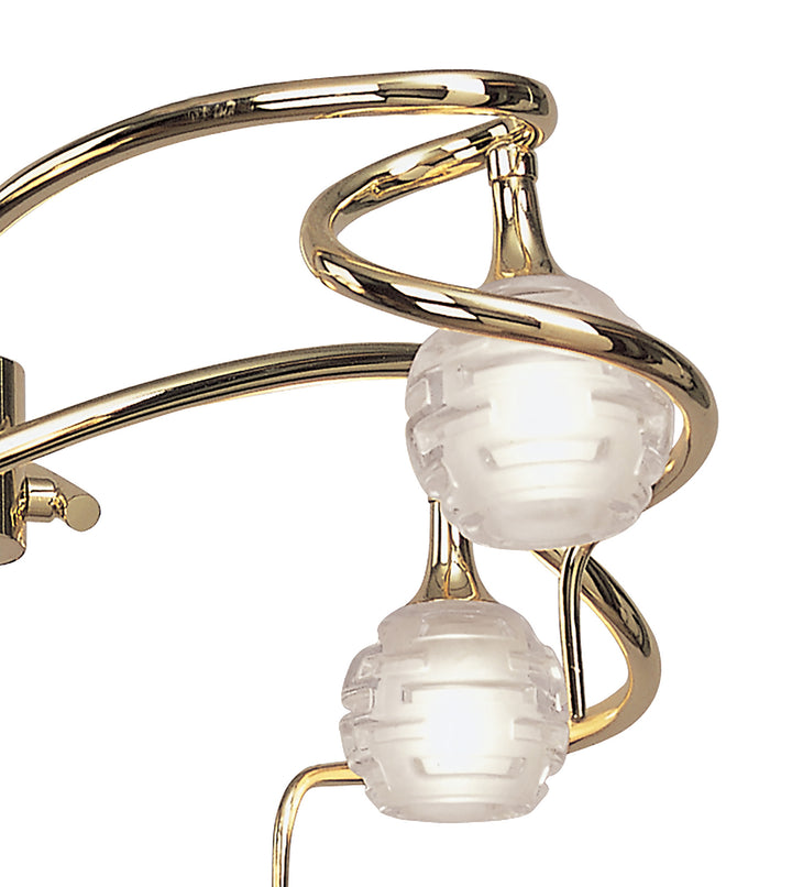 Mantra M0080PB Dali Telescopic Pendant Round 4 Lights